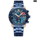 Fashion Stainless Steel Chronograph Quartz Wristwatches