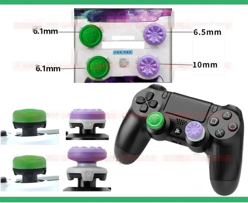 4 Piece High Rise Analog Stick Thumbsticks For Ps5 Controllers
