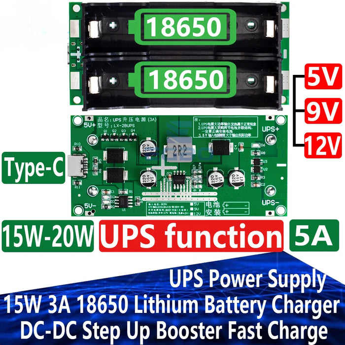 15w 3a Type c Lithium Battery Charger Module