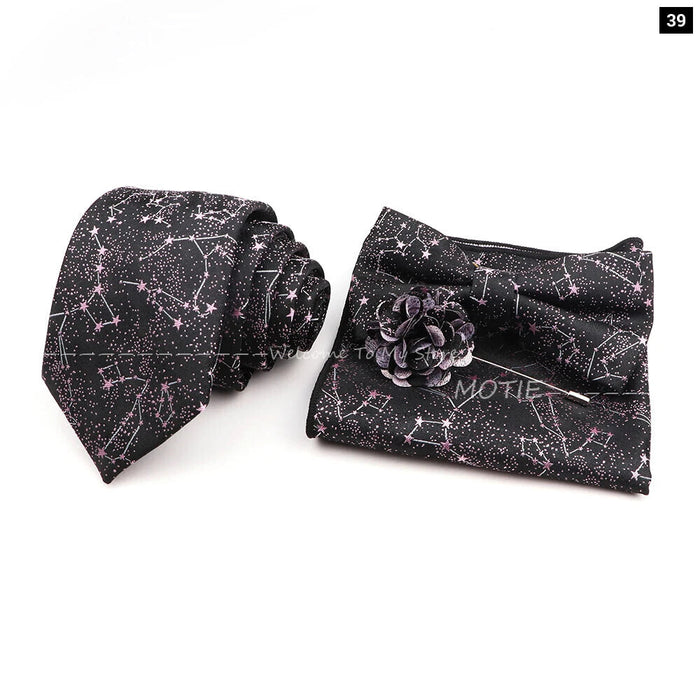 Classic Plant Tie Set For Weddings And Daily Wear