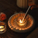 2 Glass Tealight Holders For Home Decor