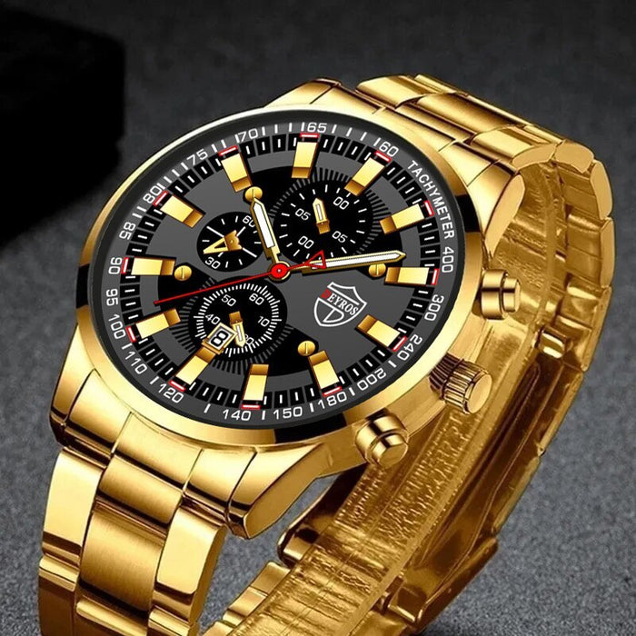 3pcs Set Luxury Mens Calendar Watches Men Business