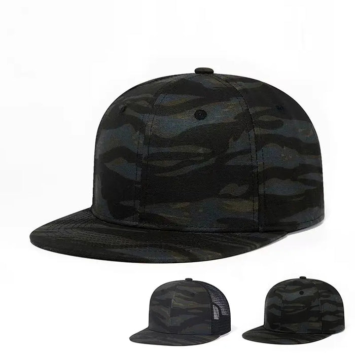 Adjustable Camo Hip Hop Hat For Outdoor Wear