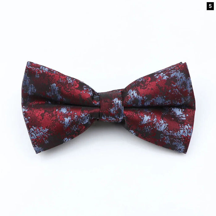 Bowtie For Men Plaid Stripes Dots