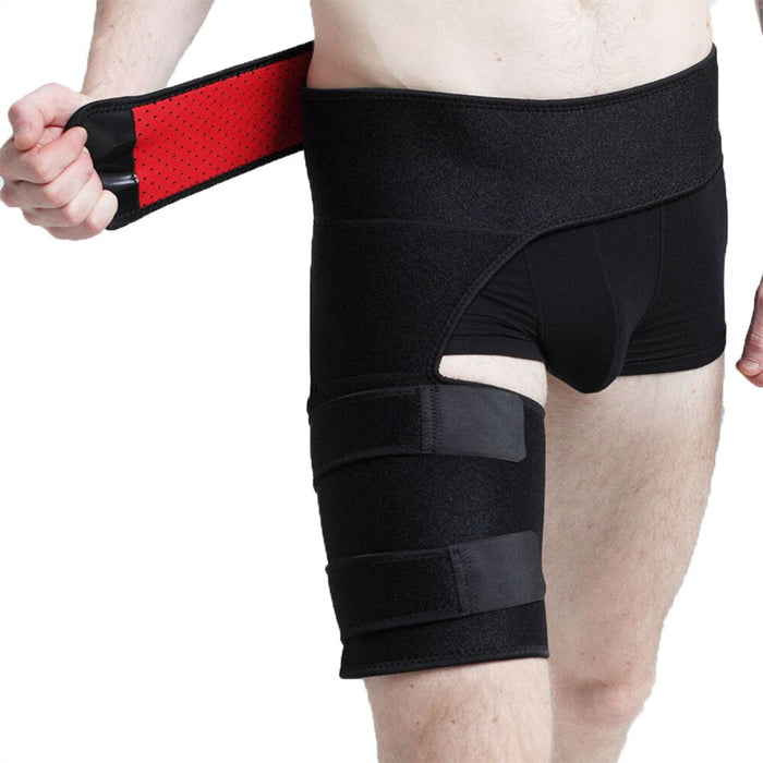 Hip Groin Brace Thigh Compression Hamstring Wrap for Hip Pain Relief Sciatica