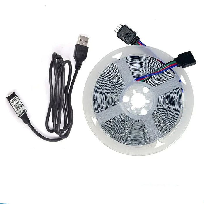 Smart Bluetooth Led Strip Lights Rgb 2835 Usb Powered App Controlled For Desktop Tv Backlight