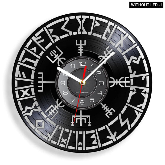 Viking Compass Wall Clock