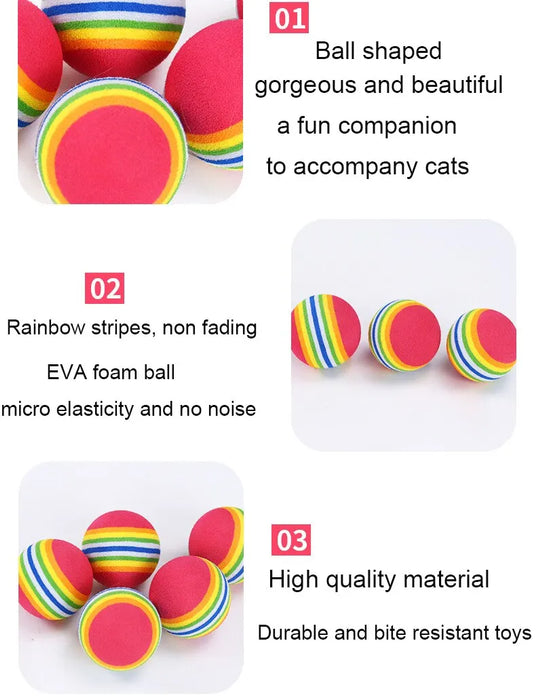 Soft Foam Cat Toy Balls