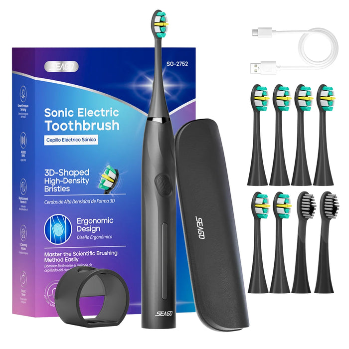 12 Years Sonic Toothbrush Touch Control Pressure Sensor With Travel Box