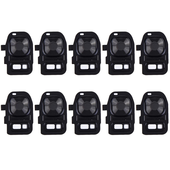 10pcs Rear Camera Lens Cover With Flashlight Bracket