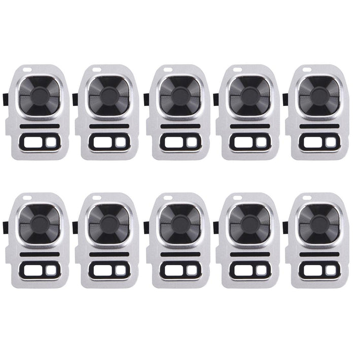 10pcs Rear Camera Lens Cover With Flashlight Bracket