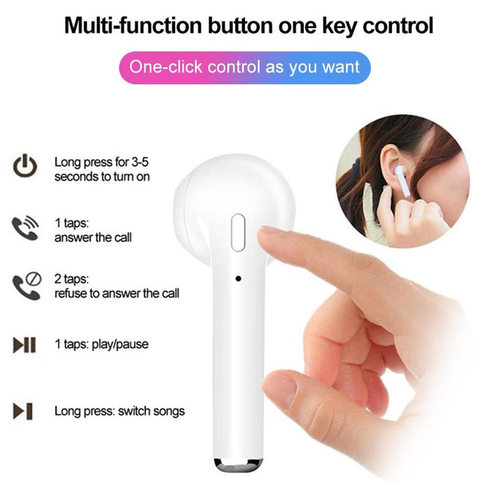 Wireless Bluetooth Earphones With 2 In 1 Function For Smartphones