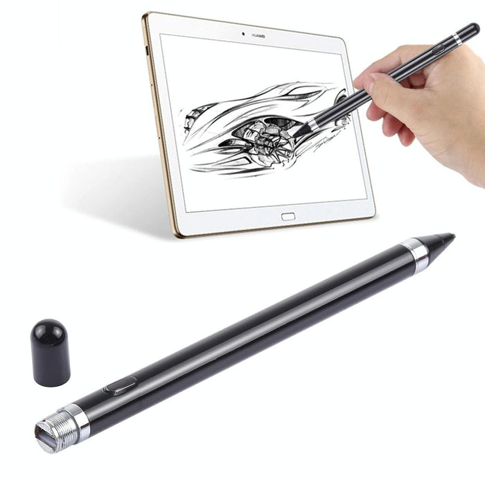 For Iphone Ipad Samsung And Other Capacitive Touch Screen Smartphones Or Tablet Pc Short Universal Rechargeable Capacitive Touch Screen Stylus Pen With 2.3Mm Superfine Metal Nib