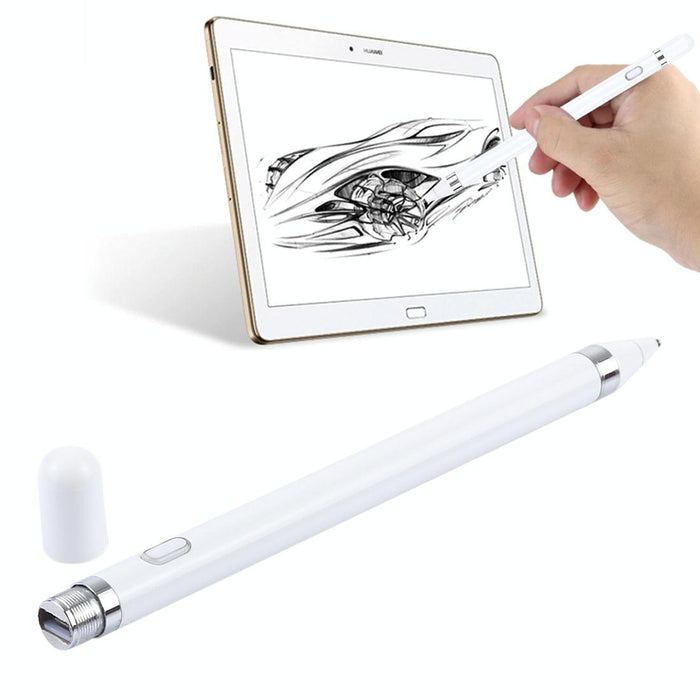 For Iphone Ipad Samsung And Other Capacitive Touch Screen Smartphones Or Tablet Pc Short Universal Rechargeable Capacitive Touch Screen Stylus Pen With 2.3Mm Superfine Metal Nib