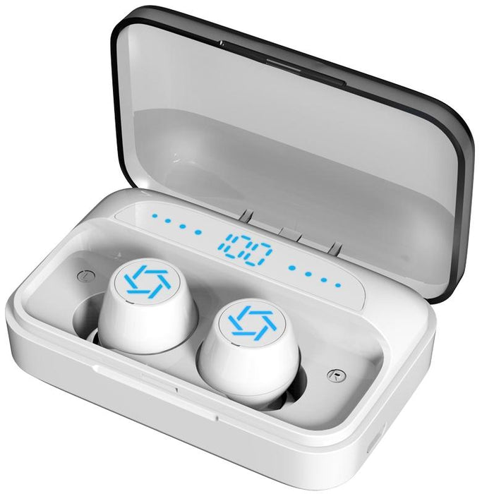 S15 True Wireless Bluetooth 5.0 Earphone With Charging Box White