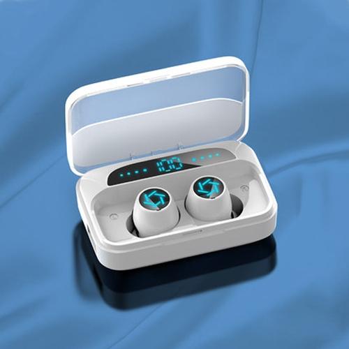 S15 True Wireless Bluetooth 5.0 Earphone With Charging Box White