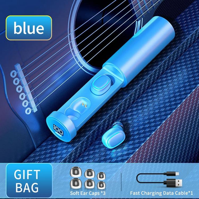 C1 Tws Touch Digital Display True Wireless Bluetooth 5.0 Earphone With Charging Box