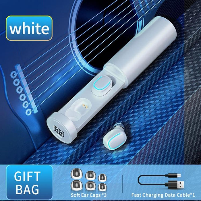 C1 Tws Touch Digital Display True Wireless Bluetooth 5.0 Earphone With Charging Box