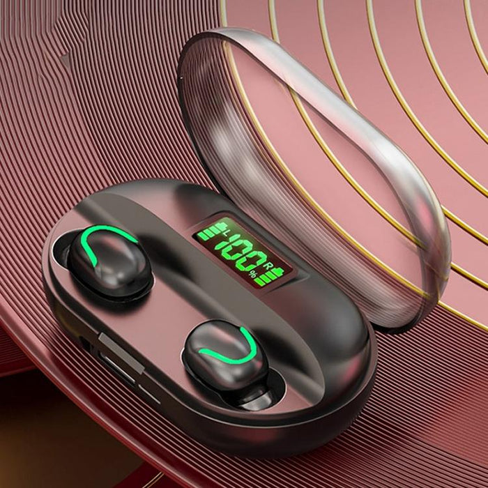 T2 Tws Touch Digital Display True Wireless Bluetooth 5.0 Earphone With Charging Box