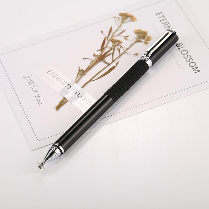 For Iphone Ipad Samsung And Other Capacitive Touch Screen Smartphones Or Tablet Pc Universal 2 In 1 Multifunction Round Thin Tip Capacitive Touch Screen Stylus Pen