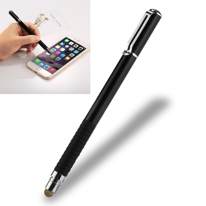 For Iphone Ipad Samsung And Other Capacitive Touch Screen Smartphones Or Tablet Pc Universal 2 In 1 Multifunction Round Thin Tip Capacitive Touch Screen Stylus Pen