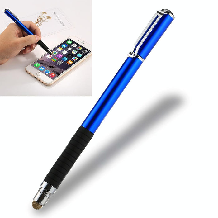 For Iphone Ipad Samsung And Other Capacitive Touch Screen Smartphones Or Tablet Pc Universal 2 In 1 Multifunction Round Thin Tip Capacitive Touch Screen Stylus Pen