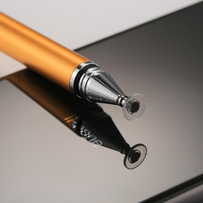 For Iphone Ipad Samsung And Other Capacitive Touch Screen Smartphones Or Tablet Pc Universal 2 In 1 Multifunction Round Thin Tip Capacitive Touch Screen Stylus Pen