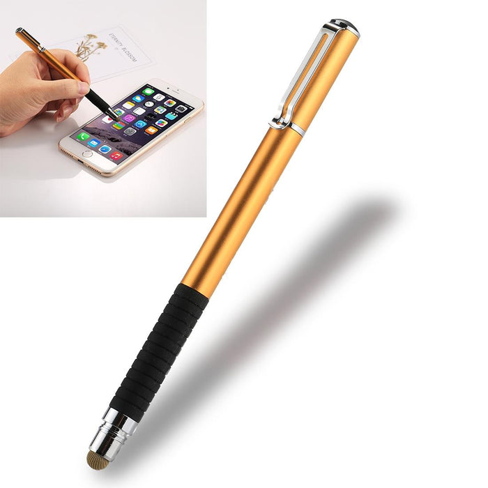For Iphone Ipad Samsung And Other Capacitive Touch Screen Smartphones Or Tablet Pc Universal 2 In 1 Multifunction Round Thin Tip Capacitive Touch Screen Stylus Pen