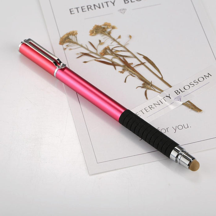 For Iphone Ipad Samsung And Other Capacitive Touch Screen Smartphones Or Tablet Pc Universal 2 In 1 Multifunction Round Thin Tip Capacitive Touch Screen Stylus Pen
