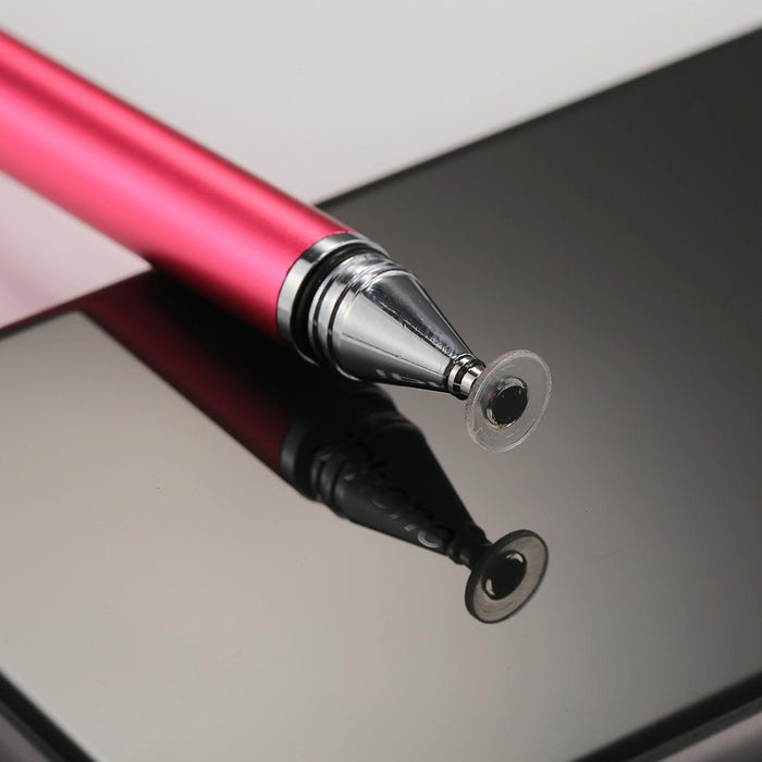 For Iphone Ipad Samsung And Other Capacitive Touch Screen Smartphones Or Tablet Pc Universal 2 In 1 Multifunction Round Thin Tip Capacitive Touch Screen Stylus Pen