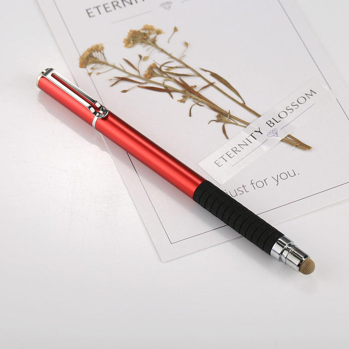 For Iphone Ipad Samsung And Other Capacitive Touch Screen Smartphones Or Tablet Pc Universal 2 In 1 Multifunction Round Thin Tip Capacitive Touch Screen Stylus Pen