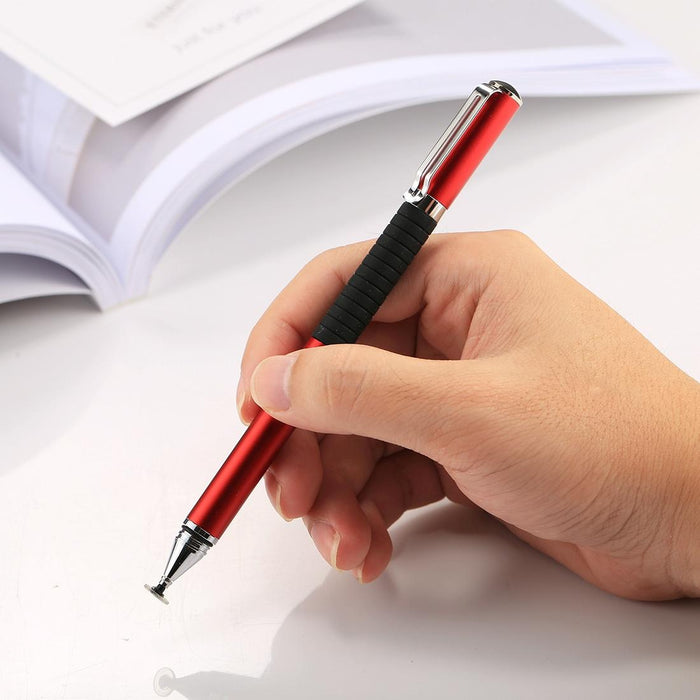 For Iphone Ipad Samsung And Other Capacitive Touch Screen Smartphones Or Tablet Pc Universal 2 In 1 Multifunction Round Thin Tip Capacitive Touch Screen Stylus Pen