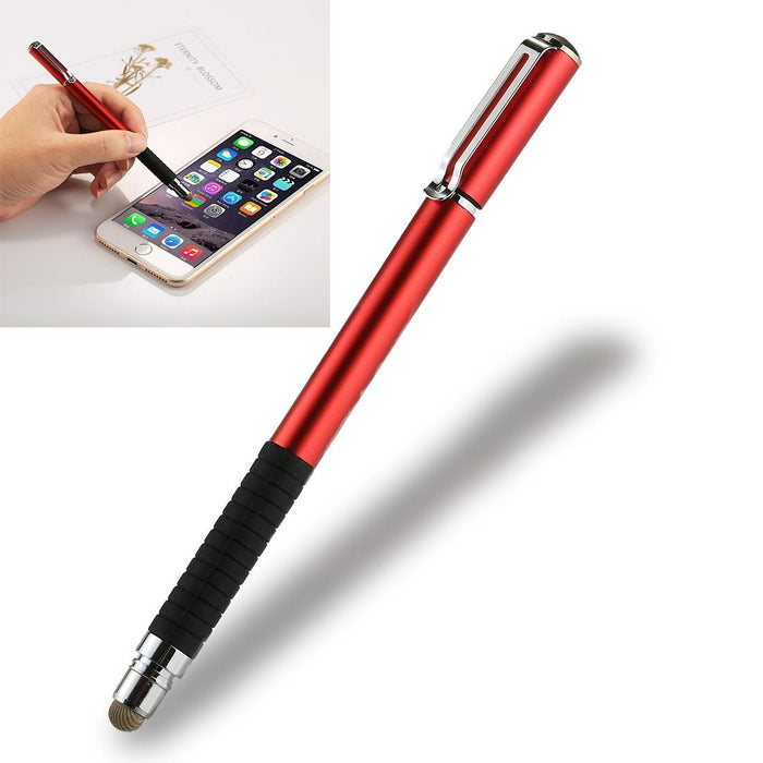 For Iphone Ipad Samsung And Other Capacitive Touch Screen Smartphones Or Tablet Pc Universal 2 In 1 Multifunction Round Thin Tip Capacitive Touch Screen Stylus Pen