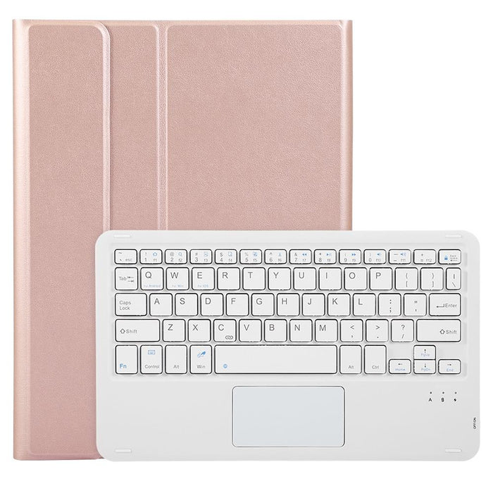 For Ipad 10Th Gen 10.9 2022 Lambskin Texture Bluetooth Touch Keyboard Leather Tablet Case With Pen Slot