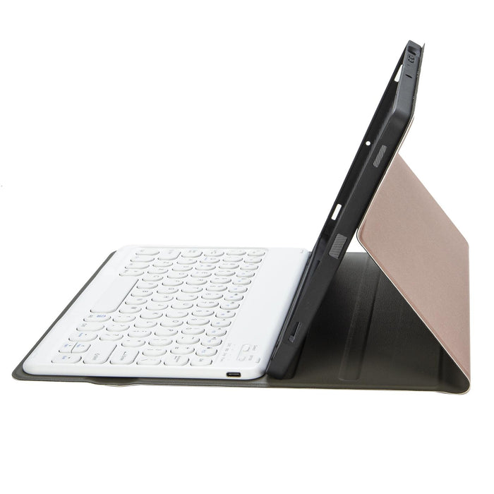 For Ipad 10Th Gen 10.9 2022 Lambskin Texture Bluetooth Keyboard Leather Tablet Case With Pen Slot