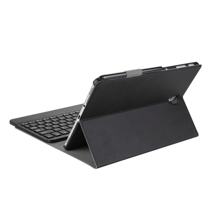 Ultra-Thin Detachable Bluetooth Keyboard Leather Tablet Case For Galaxy Tab S4 10.5 T830 / T835 With Holder
