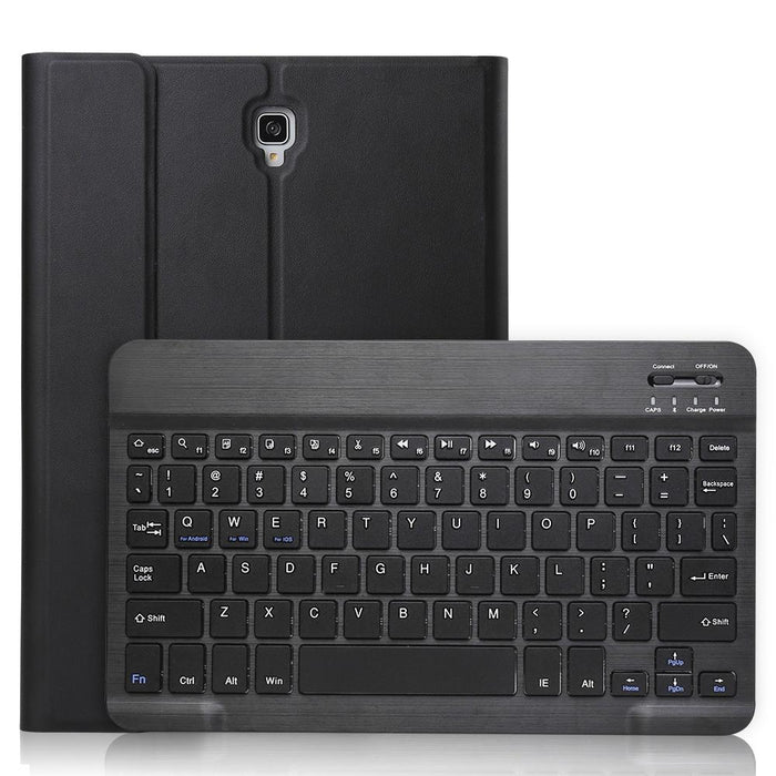 Ultra-Thin Detachable Bluetooth Keyboard Leather Tablet Case For Galaxy Tab S4 10.5 T830 / T835 With Holder