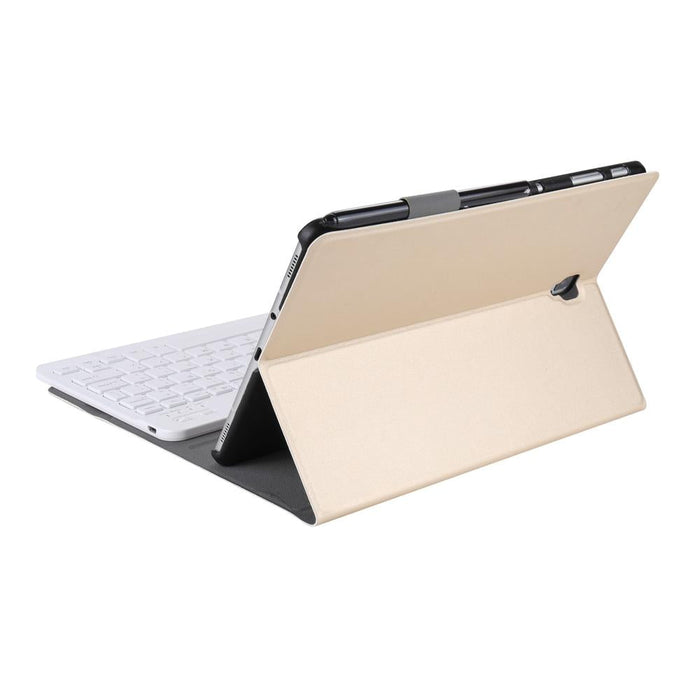 Ultra-Thin Detachable Bluetooth Keyboard Leather Tablet Case For Galaxy Tab S4 10.5 T830 / T835 With Holder