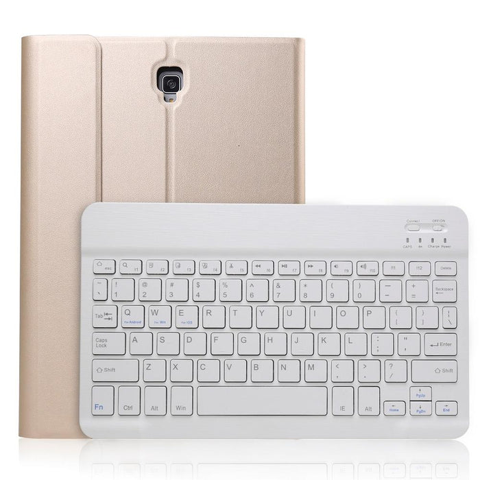 Ultra-Thin Detachable Bluetooth Keyboard Leather Tablet Case For Galaxy Tab S4 10.5 T830 / T835 With Holder