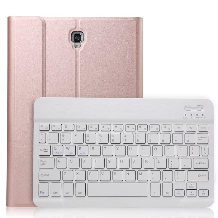 Ultra-Thin Detachable Bluetooth Keyboard Leather Tablet Case For Galaxy Tab S4 10.5 T830 / T835 With Holder
