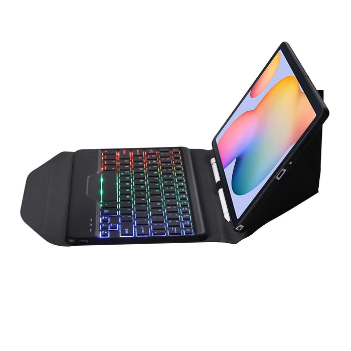 Triangle Backlit Keyboard Case For Samsung Tab S6 Lite