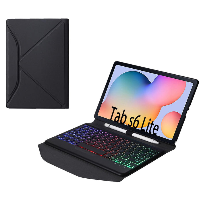 Triangle Backlit Keyboard Case For Samsung Tab S6 Lite
