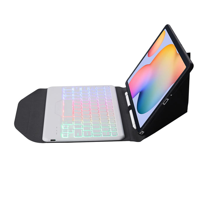 Triangle Backlit Keyboard Case For Samsung Tab S6 Lite