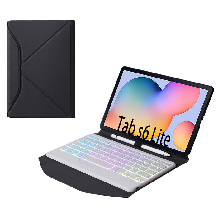 Triangle Backlit Keyboard Case For Samsung Tab S6 Lite