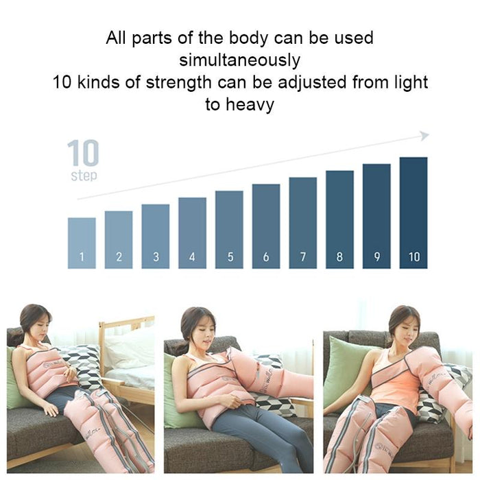 Intelligent Air Wave Pressure Massager Single Hand Pink