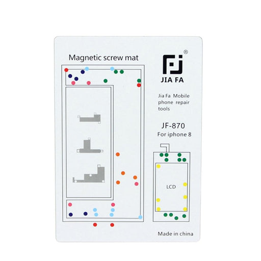 Jiafa Magnetic Screws Mat For Iphone 8