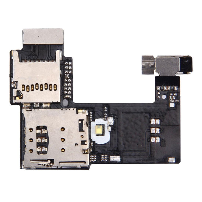 Sim Card Socket And Sd For Motorola Moto g 2nd Gen Single