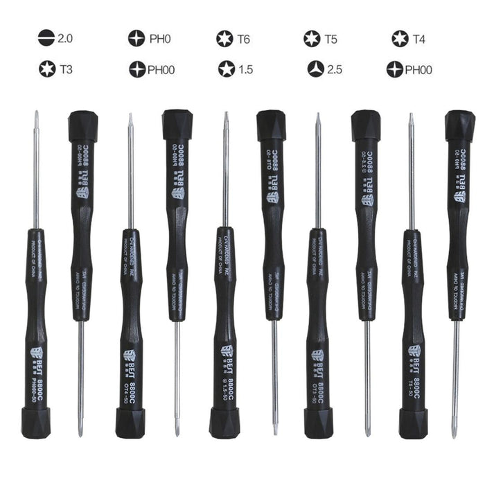 10 In 1 Best Bst 8800c Repair Tool Precision Screwdriver Set