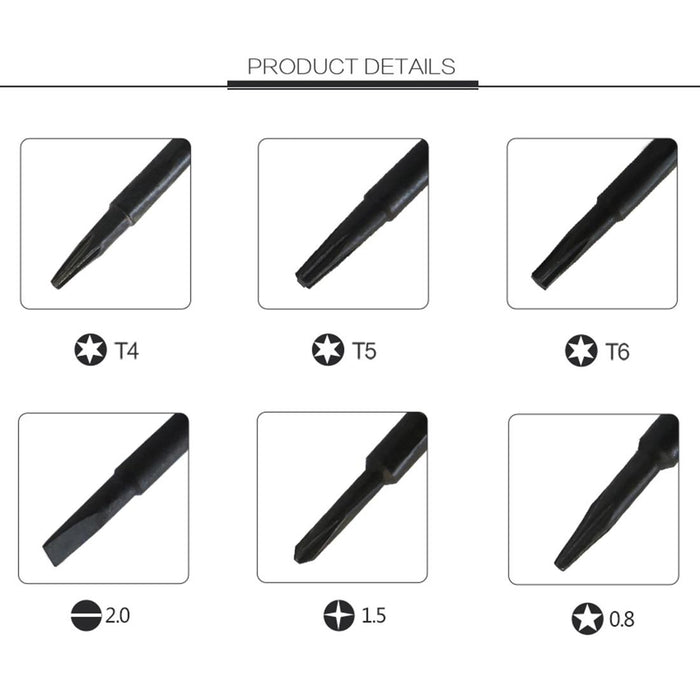 6 In 1 Precision Screwdriver Set Magnetic Electronic