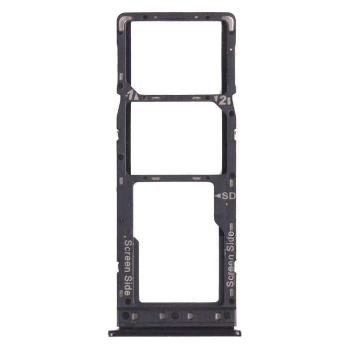 For Infinix Hot 7 Pro X625b Sim Card Tray Micro Sd Black